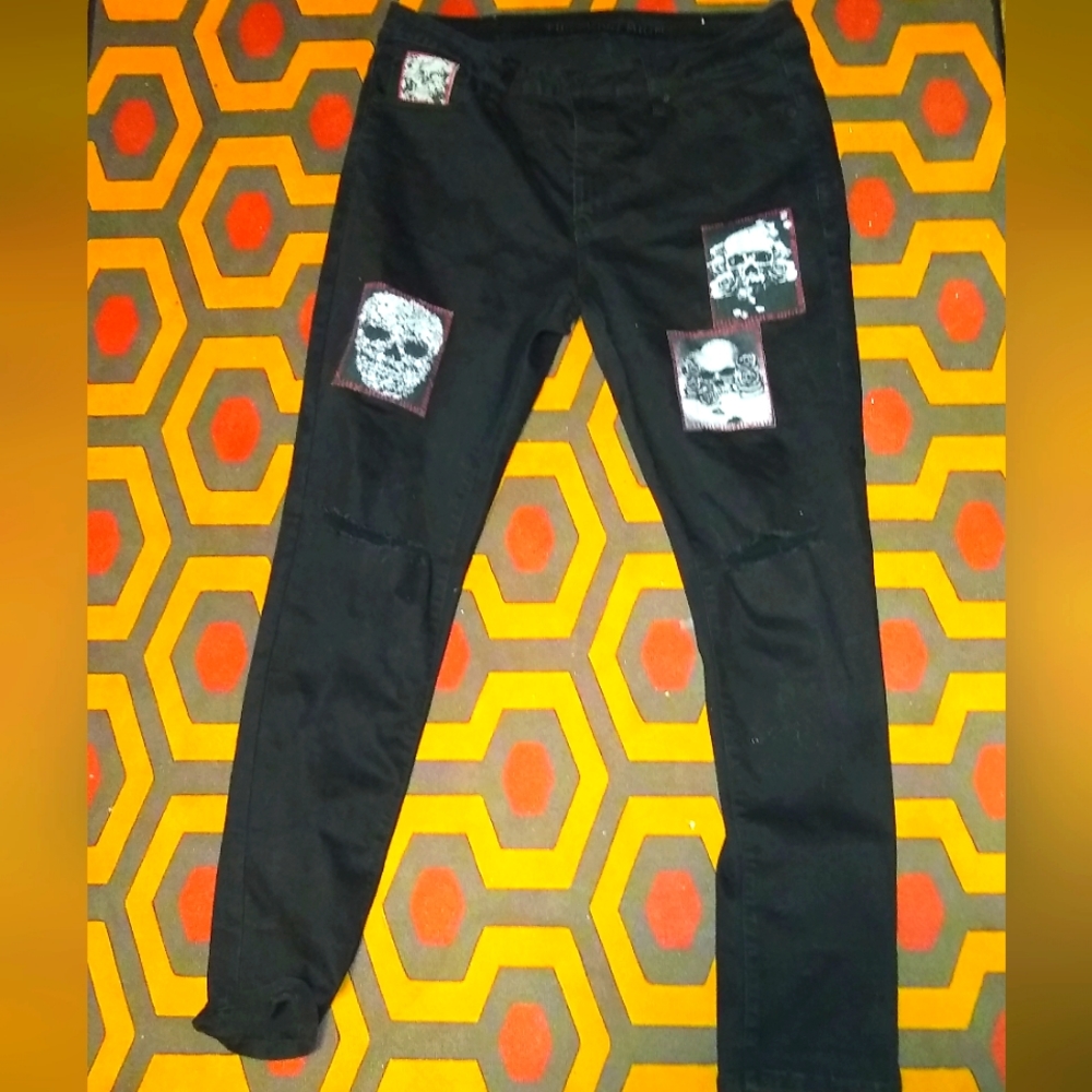 Patched pants